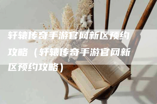 轩辕传奇手游官网新区预约攻略（轩辕传奇手游官网新区预约攻略）