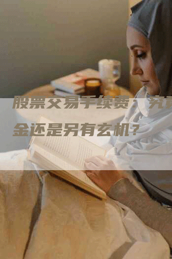 股票交易手续费：究竟是佣金还是另有玄机？