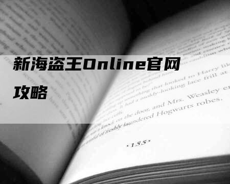 新海盗王Online官网攻略