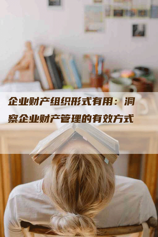 企业财产组织形式有用：洞察企业财产管理的有效方式